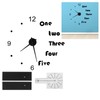 Acrylic Wall Clock DIY Mirror Stickers Modern Wall Art Decal