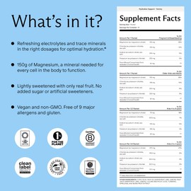 Needed. Hydration Support with Electrolytes & Trace Minerals – Electrolytes for Pregnancy & During Lactation - 30 Hydration Packets Lightly Sweetened with Real Fruit, Variety