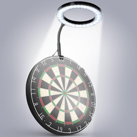 Hiboom Dart Board Light, Portable Darts Light, LED Ring Dartboard Light, Dart Board Lighting for the Entire Board Easy to Disassemble, Compatible with all products and models of dartboards