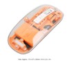 Wireless Bluetooth 3 Mode BT5.1 BT5.1 2.4GHz Mouse Transparent Clear