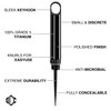 DAILYCARRYCO. TiPick Titanium Toothpick Holder - Portable Metal Travel Toothpick