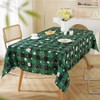 St.Patrick's Day Tablecloth Rectangle, Shamrock Clover Spring Table cloth with