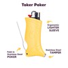Toker Poker - Bic Lighter Case Multi Tool, Night Time