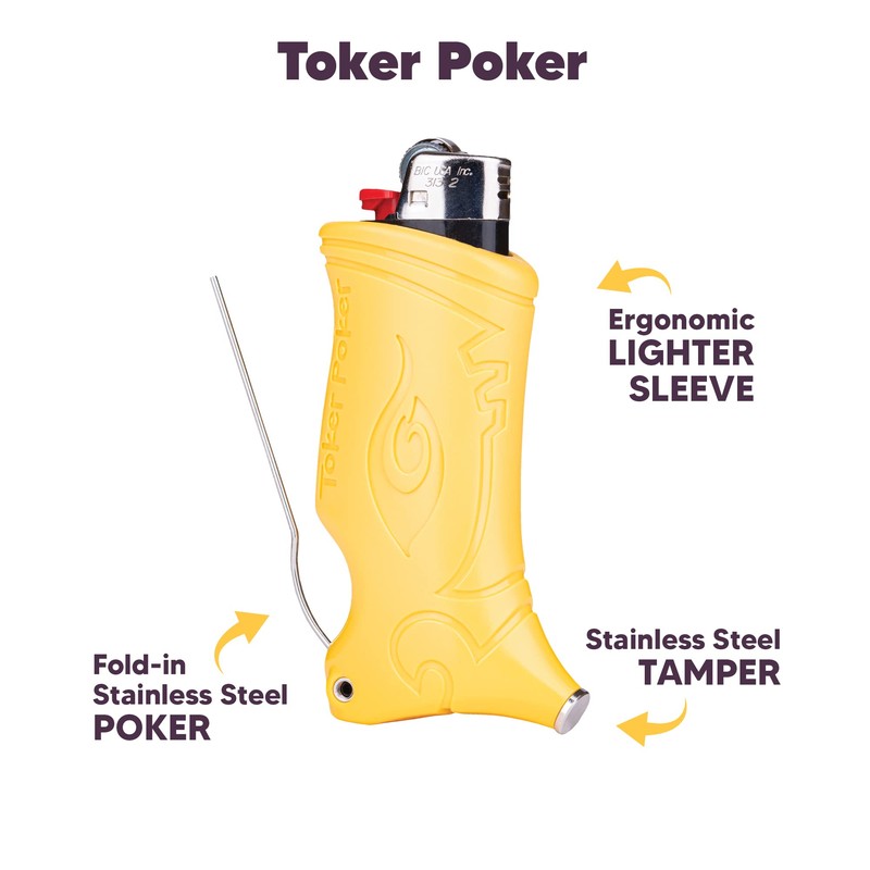 Toker Poker - Bic Lighter Case Multi Tool, Night Time