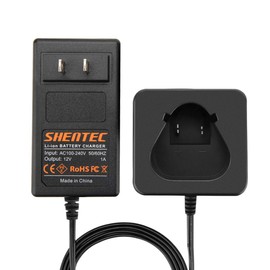 Shentec 12V Li-ion Charger Compatible with Milwaukee M12 REDLITHIUM 48-11-2401 48-11-2402 48-11-2420 48-11-2430 48-11-2440 48-11-2460 48-11-2411 48-11-2412