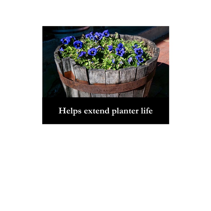 OAKENZ Oak Barrel Planter Liner Kit