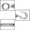 Trimming Shop Turnbuckle Wire Tensioner M12 Rope Strainer Stainless Steel