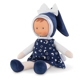 Corolle 9000010120 Mon Doudou Miss Star Shine, Soft Body Doll with Floppy Legs, Vanilla Fragrance, Name Label, Washable, 25 cm, from the First Months of Life