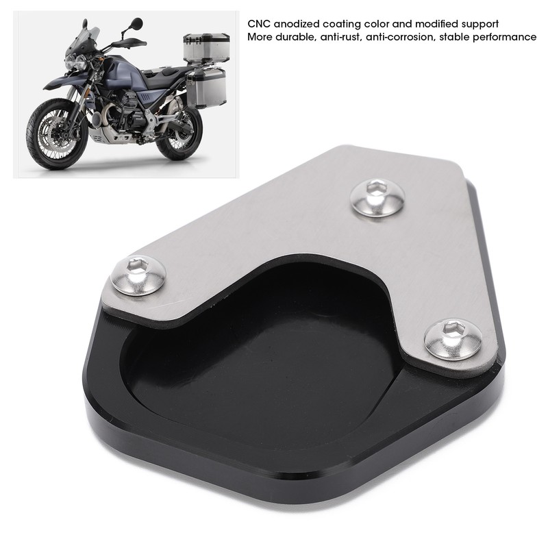 Side Kickstand Extension Pad Support Plate CNC Aluminum Alloy Replacement
