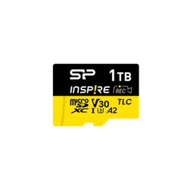 Silicon Power 1TB Inspire UHS-1 (U3) A2 TLC Micro SDXC Memory Card with USB Reader SP001TBSTXLA2VC2
