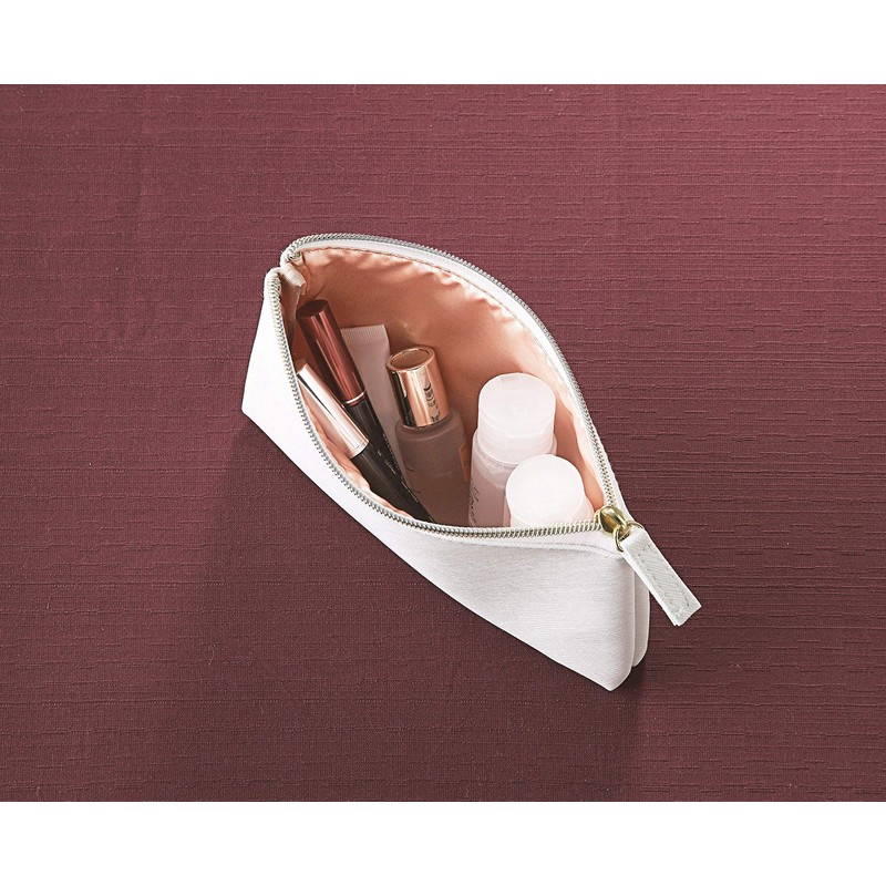 Slim Thin Cosmetic Pouch, Cosmetic Pouch, Accessory Holder, Back Side,