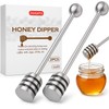 DUGATO Honey Dipper Set (2 Pack, 6.3") - 304 Stainless