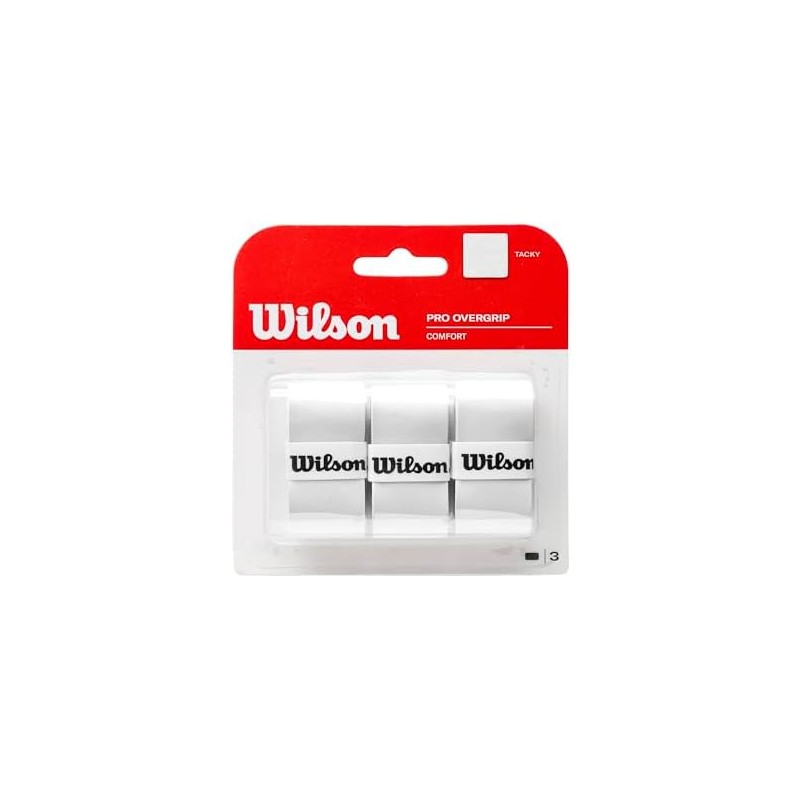 Wilson Pro Agarre para Raqueta de Tenis, 3 Unidades