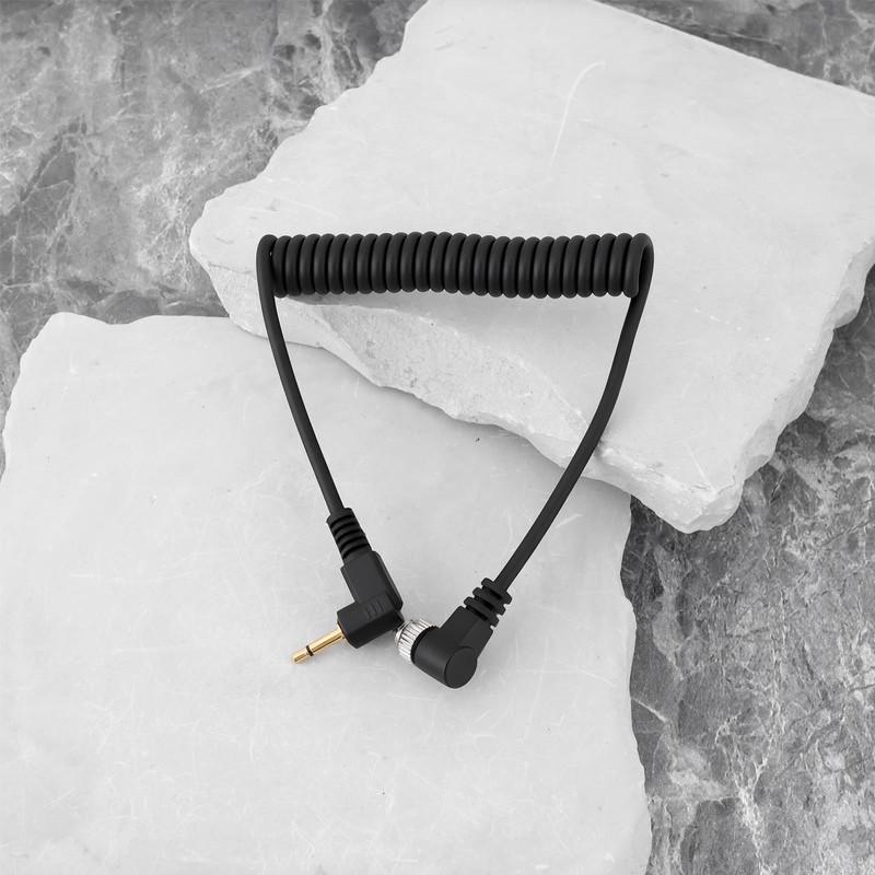 OTOTEC 2x 2.5mm to PC Bend Flash Sync Cable Compatible