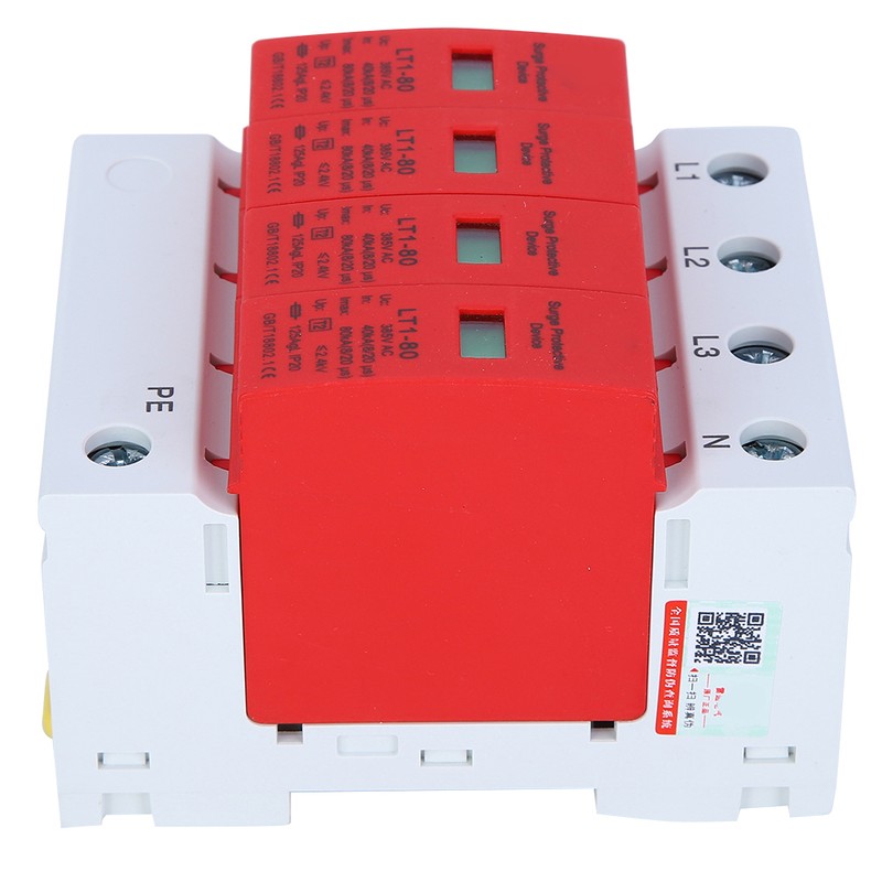 4P LT1‑80 Surge Protector 80ka Protection Module Appliances Low Voltage