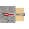 Fischer 537639 Dowel DUOPOWER, Grey/Red, 5 X 25 mm, Pack