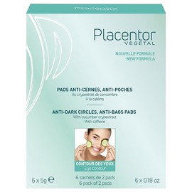 Placentor Végétal Anti-Dark Circle Anti-Pouch Pads 6 x 5g