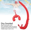 Dry Snorkel Full Silicone Soft Portable with Storage Box Snorkel