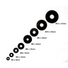 Black Nylon Penny Washers M5 x 15mm, 5.3mm Inner Diameter