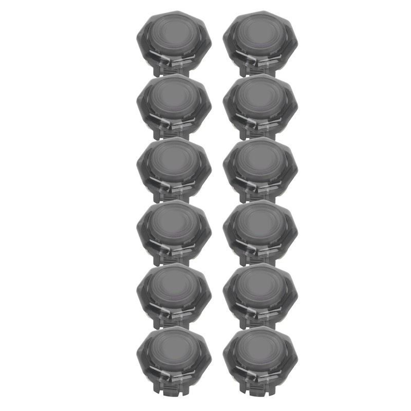 12pcs Arcade Button Professional POM Red Switch Mechanical Push Button