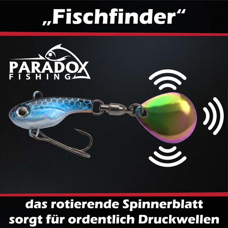Paradox Fishing Infinity Jig Spinner Set di 5 esche da