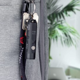 RovyVon Aurora A3Pro G2 6500K Keychain Flashlight, Up to 700 Lumens Ultra Bright EDC Gear, 5 Modes, Micro USB Charging with Pocket Clip, Great Gift Outdoor (Black)