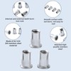 QANCEN 10 Pcs Rivet Nuts M12, Threaded Insert Nutserts, Stainless