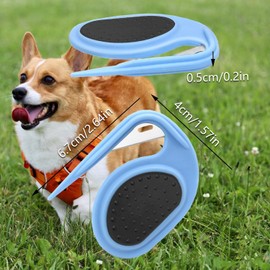 Yharnamite 4 Pcs Pet Knotting Comb, Pet Dematting Comb, Knotted Comb for Cats and Dogs, Pet Grooming Comb, Massage Hair Removal Tool for Dog Cat