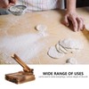 DOITOOL Pierogi Press Wood Tortilla Press Dumpling Skin Maker Dough
