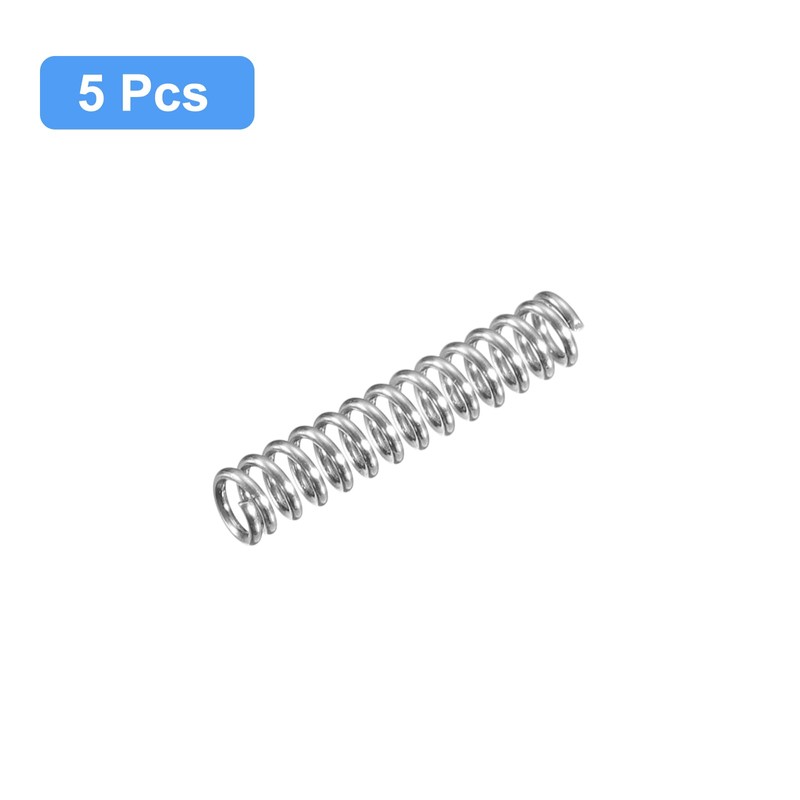 QUARKZMAN Pack of 5 Compression Spring 304 Stainless Steel Spring