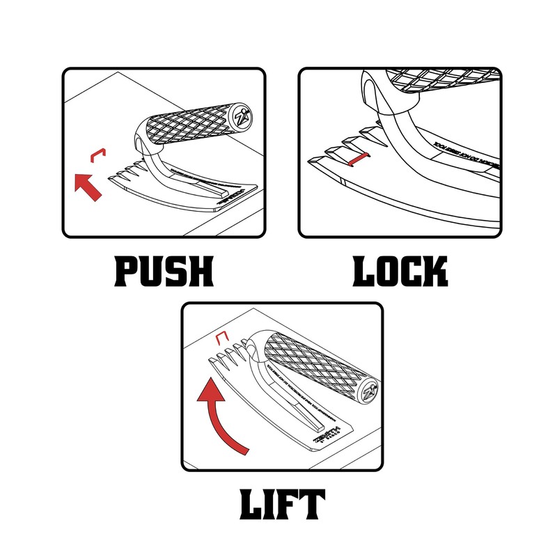 Zenith by Danco ZN700501 Carpet Staple Puller, Staple Extractor for