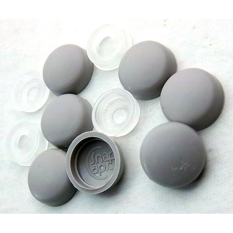 Pro Dec screw head cover sets(10) aluminum tone #6 #8