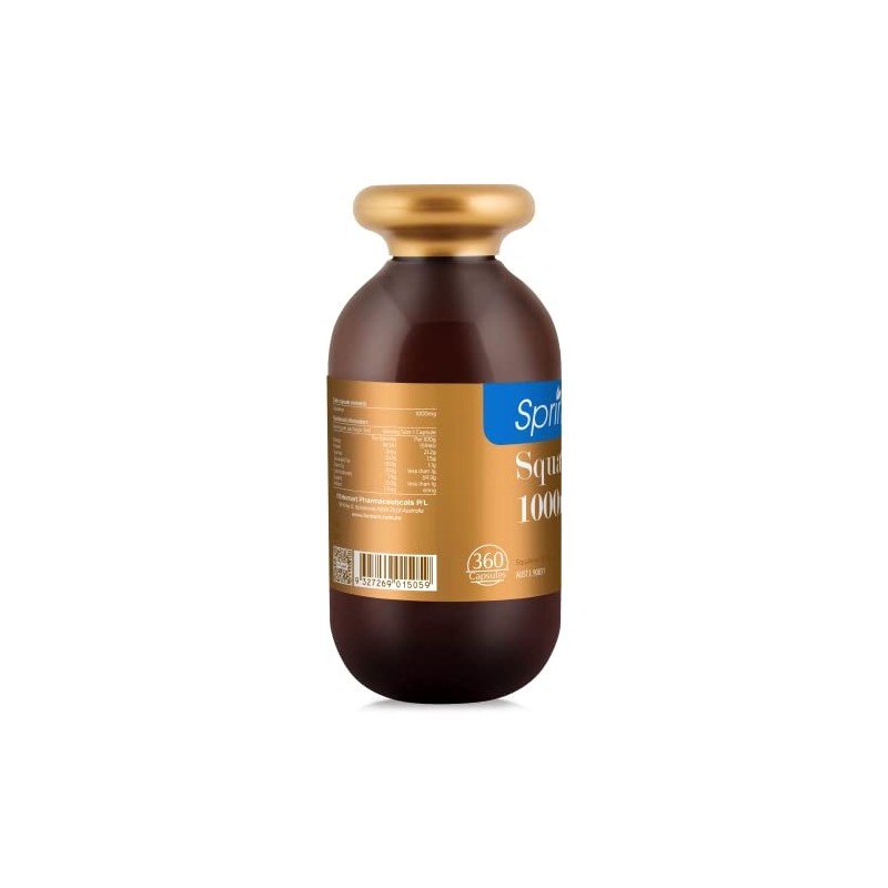 Spring Leaf Pure Squalene 1000mg 360Cap Antioxidant Vitamin Mineral Supplement