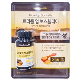 Nutri-One Triple Up Boswellia 1000mg / 뉴트리원 트리플업 보스웰리아 1000mg x 90정 3개월분 비타민D 셀렌 망간 함유, 90개