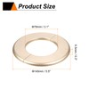 HARFINGTON 2pcs Wall Split Flange 78mm/3.1" Self-Adhesive Plumbing Cover Plates