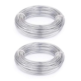 Aluminium Wire Rolls 10m Bendy Craft Silver Wire for Jewelry Making,DIY Sculpture,Modelling Making and Crafts (Sliver, Diameter-1.5mm)