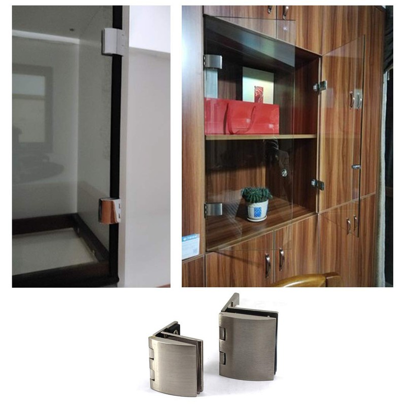 90 Degree Glass Door Pivot Hinge Kit Zinc Alloy Shower