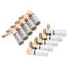 10 Pcs Banana Plugs 24K Copper Gold Plated Aluminum Case