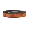 Micomon Orange Gingham Plaid Checked Ribbon 25 Yard Each Roll