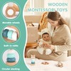 Freniland Wooden Montessori Toys, 5-Piece Wooden Baby Toy, Koala Baby