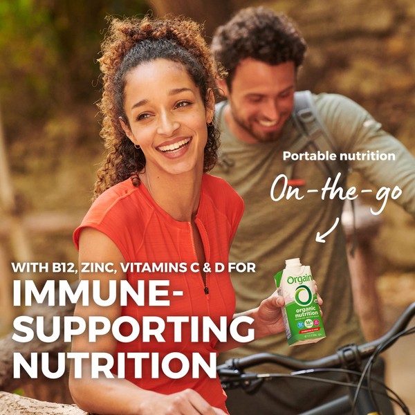 Orgain Orgain Organic Nutritional Protein Shake, Strawberries & Cream -