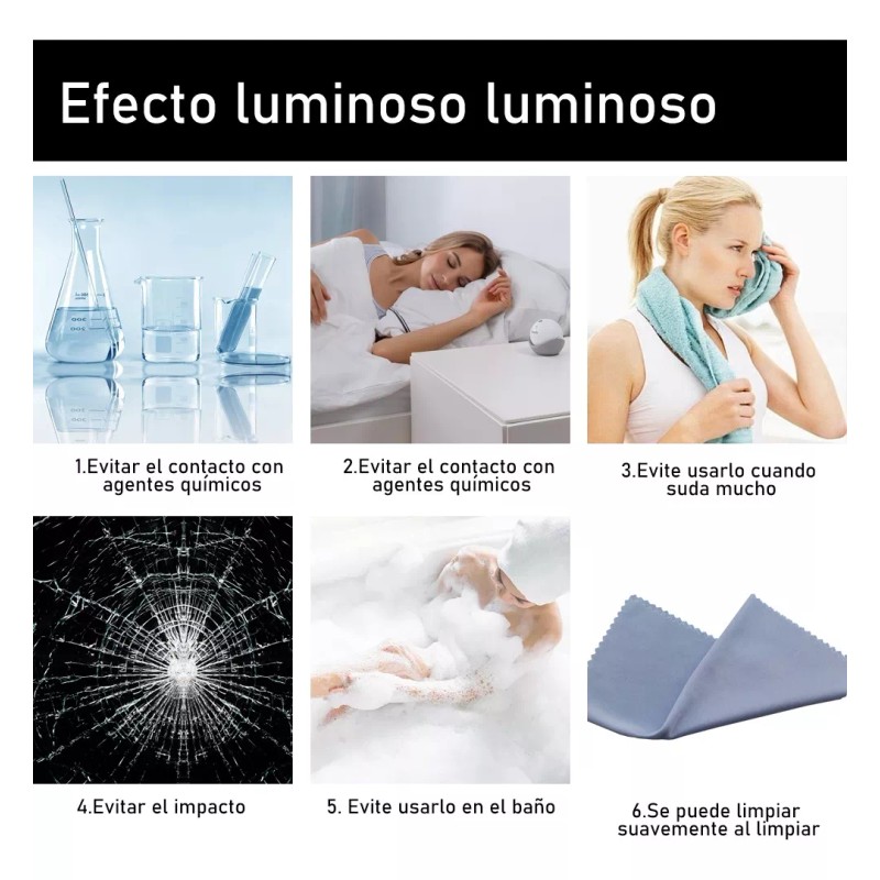 TECNOLOGÍA INFINITA Light Up Pareja Pulsera Collar Imán Astronauta Amistad