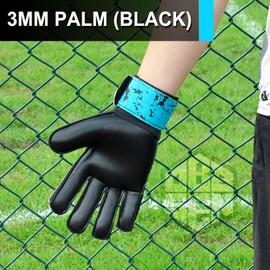 Obbsen Goalkeeper Gloves for Children, Teenagers and Adults with Fingersave Protection, Football Gloves Goalkeeper for Men and Women, Football Goalkeeper Gloves with Strong Grip