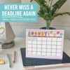 Small Desk Calendar 2025 – 18-Month Standing Flip Calendar for