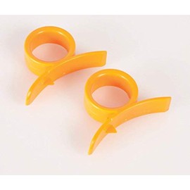 Fackelmann 48016 Citrus Peeler Set, Orange, 2 Piece