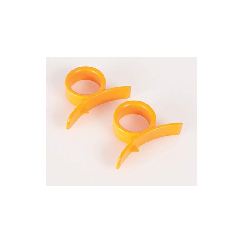 Fackelmann 48016 Citrus Peeler Set, Orange, 2 Piece