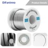 60/40 solder for stained glass 3mm (1/8") Dia. Net weight