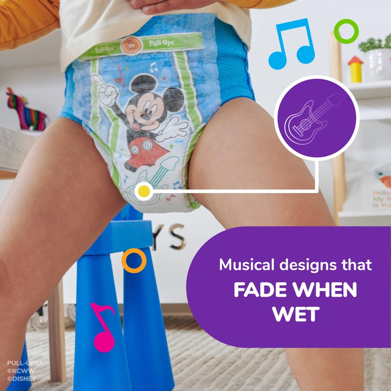 Pull-Ups Boys' Potty Training Pants, Size 5T-6T Training Underwear (46+