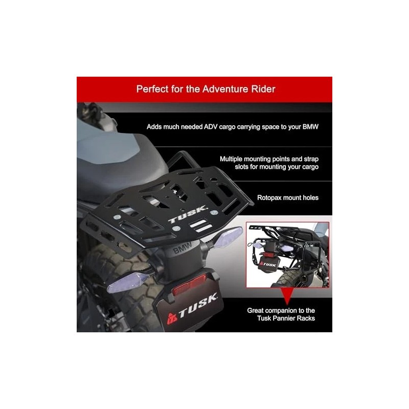 Tusk Top Rack R1300GS Motorcycle Luggage Rack