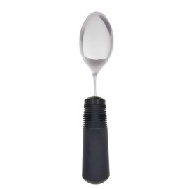 OXO Good Grips Weighted Tablespoon. Bendable Adaptive Weighted Utensil for Tremors is 6 oz. with Easy to Hold Built Up Handle. Helpful for Parkinsons, Spasticity, Arthritis or Limited Hand Control.